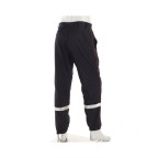 PANTALON SPF1 ARAMIDE/VISCOSE MARINE AVEC PASSEPOIL ROUGE