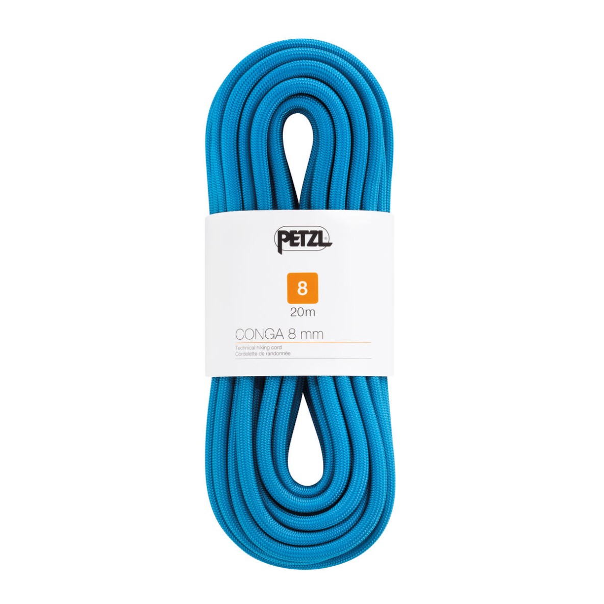 CORDE PETZL CONGA BLEU 8 MM