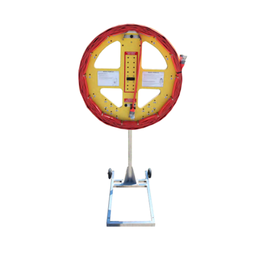 ENROULEUR DE TUYAUX EN ECHEVEAUX