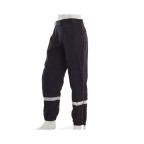 PANTALON SPF1 ARAMIDE/VISCOSE MARINE AVEC PASSEPOIL ROUGE