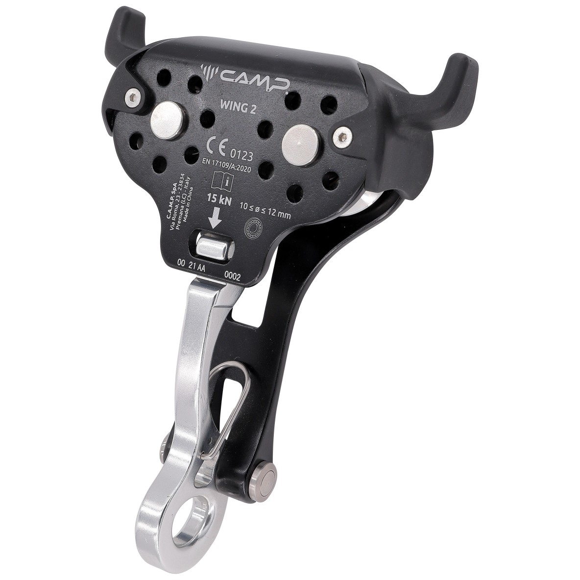 POULIE DOUBLE EN LIGNE WING 2 POUR TYROLIENNES