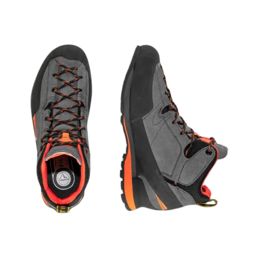 CHAUSSURE MONTAGNE BOULDER X MID CARBON/FLAME