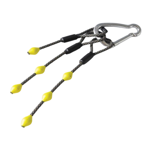 JEU DE 3 CLES DE DERIVATION POUR LIGNE GUIDE AVEC MOUSQUETON