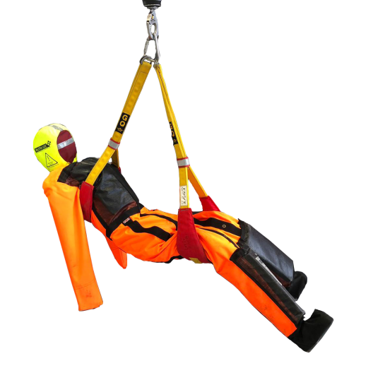 MANNEQUIN D'ENTRAINEMENT AU SAUVETAGE AQUATIQUE HELITREUILLABLE