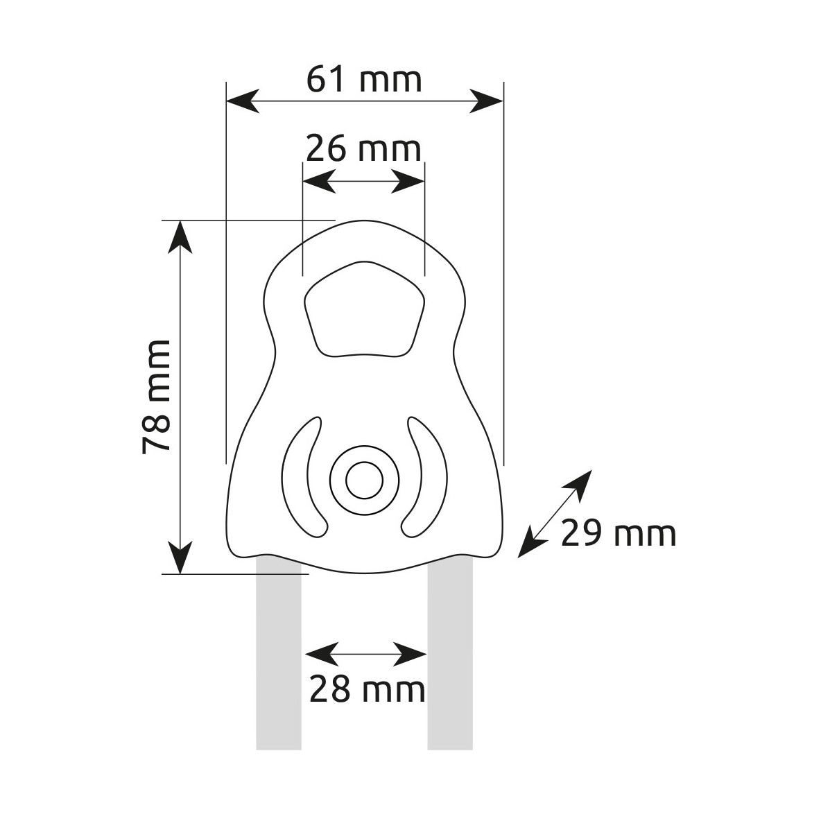 POULIE COMPACTE TETHYS