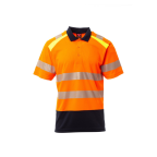 POLO HAUTE VISIBILITE A MANCHES COURTES LANE