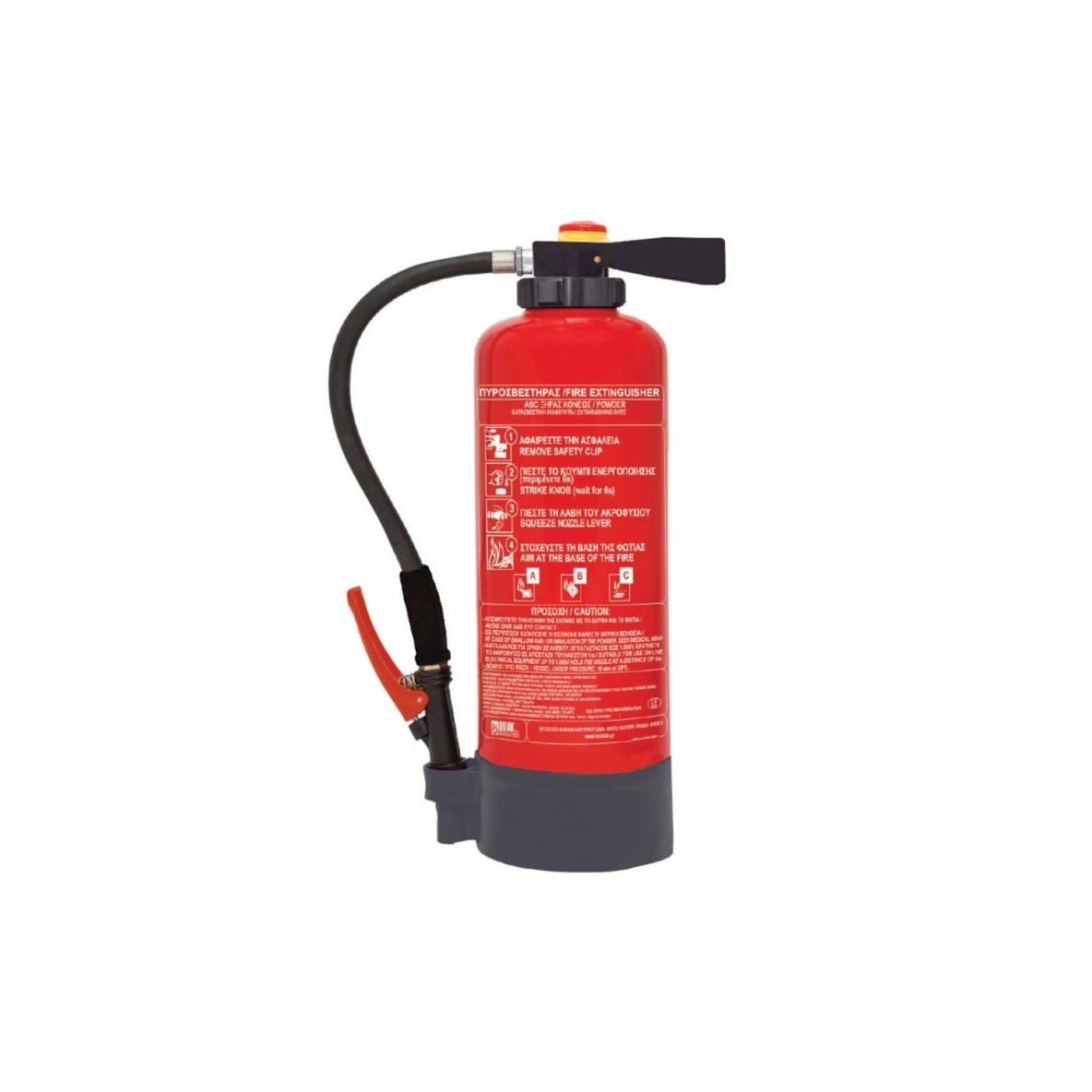 EXTINCTEUR POUDRE 6 KG 34A 183BC PRESSION AUXILIAIRE CE NF EN3-7