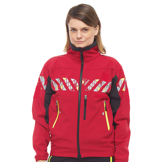 VESTE SOFTSHELL ARK COURANT ROUGE
