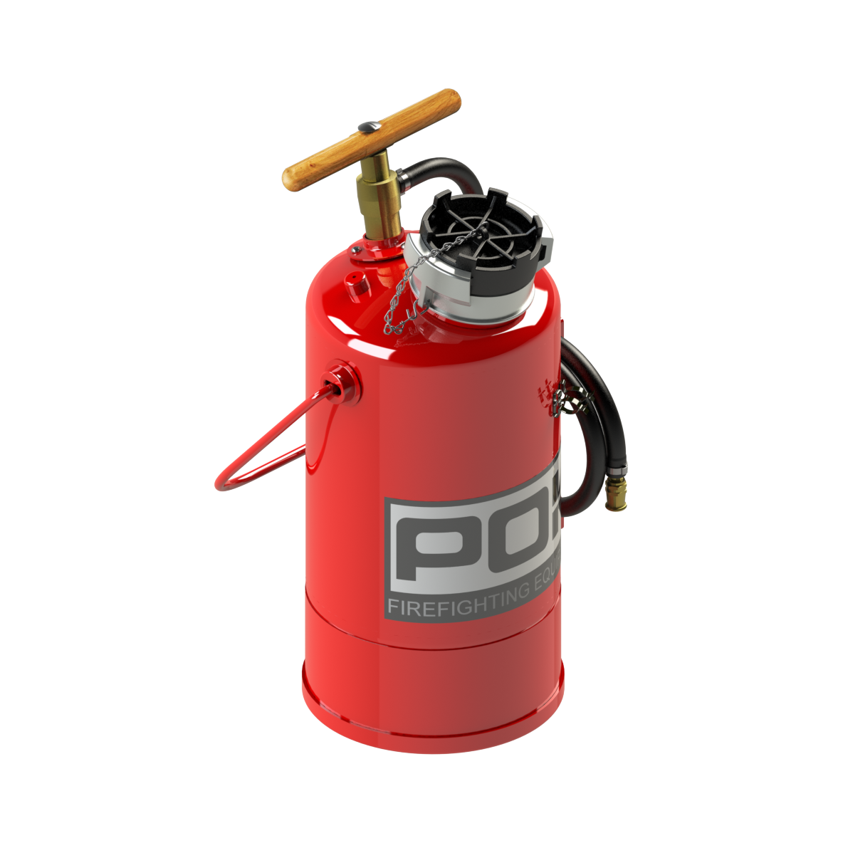 SEAU POMPE "SAPEURS POMPIERS" ALUMINIUM