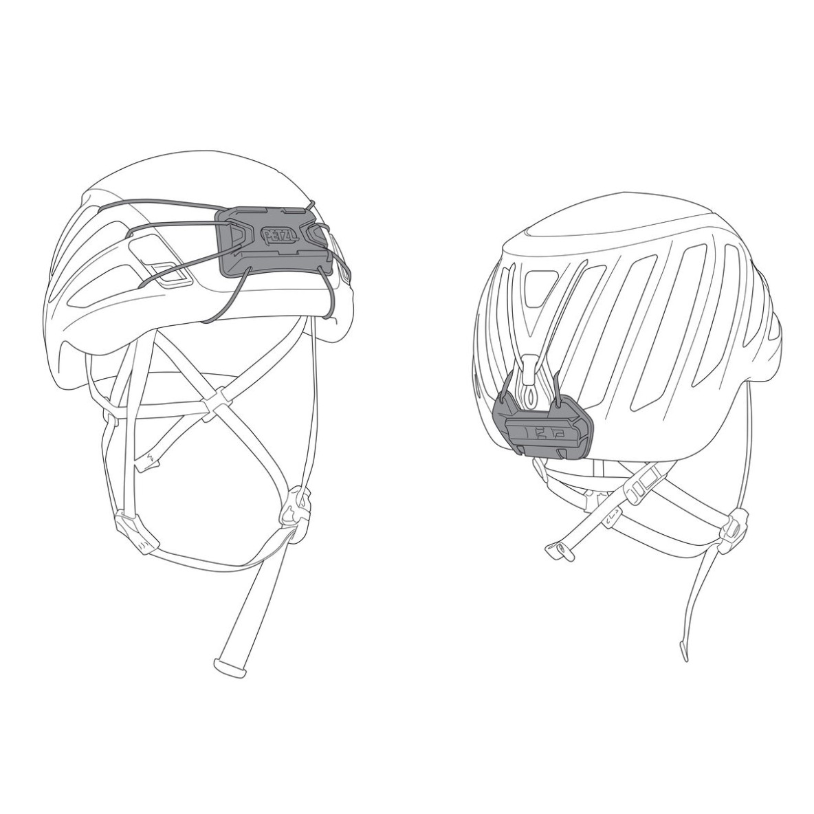 PLATINE PETZL DUO HELMET ADAPT
