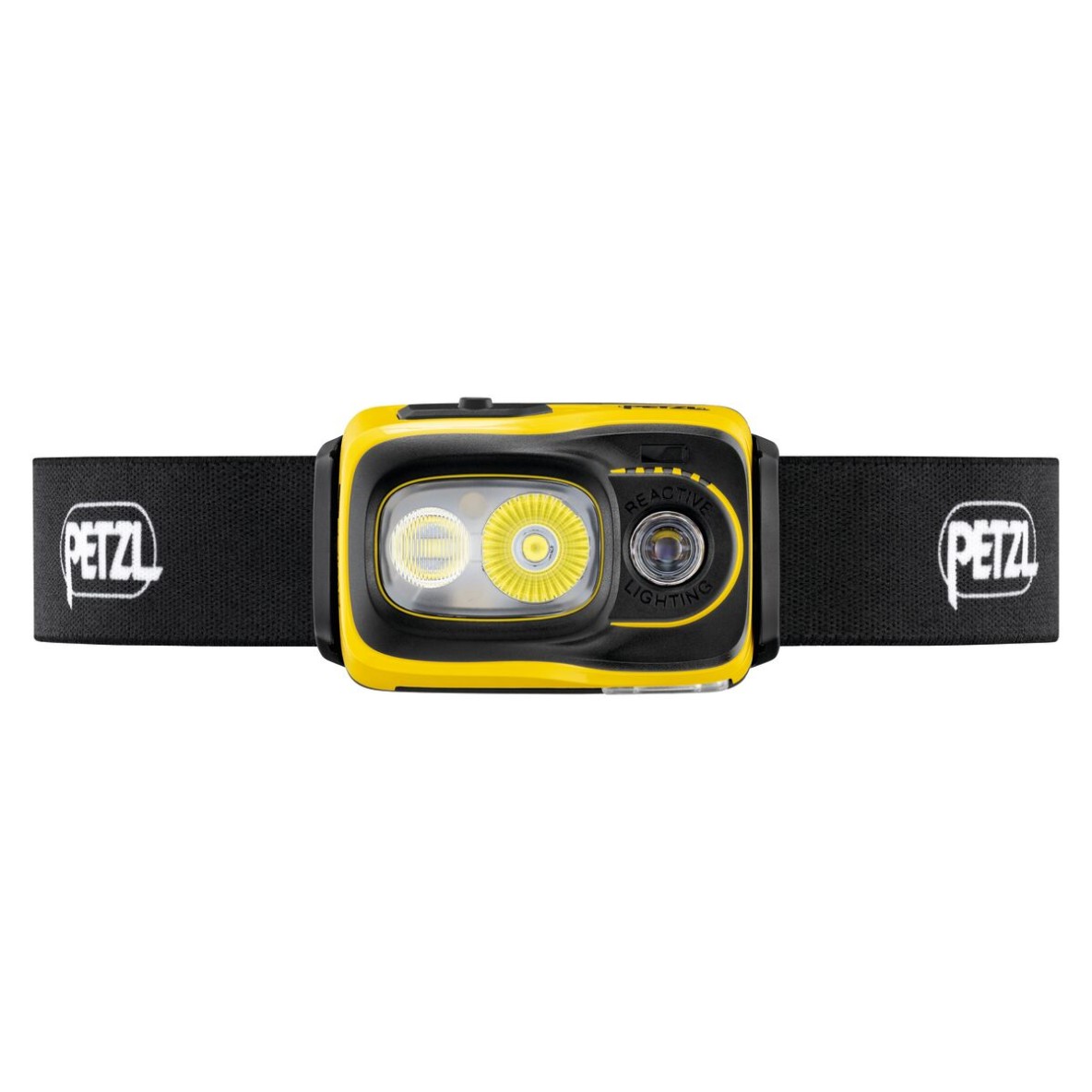 LAMPE FRONTALE PETZL SWIFT RL NOIR/JAUNE
