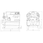 MOTOPOMPE INCENDIE ESSENCE HYDROFIGHTER 2000L/MIN A 10 BAR AVEC RACCORDS