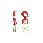 POULIE A CABLE DE TRACTION