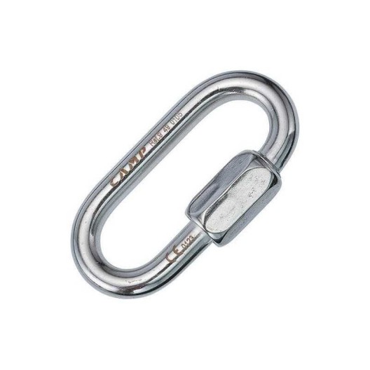 MAILLON RAPIDE OVALE ACIER INOX 10 MM A VIS