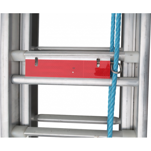 ECHELLE A COULISSE AD ALU 2 PLANS 4.00 X 7.10 M / 3 PERSONNES / CORDE LATERALE