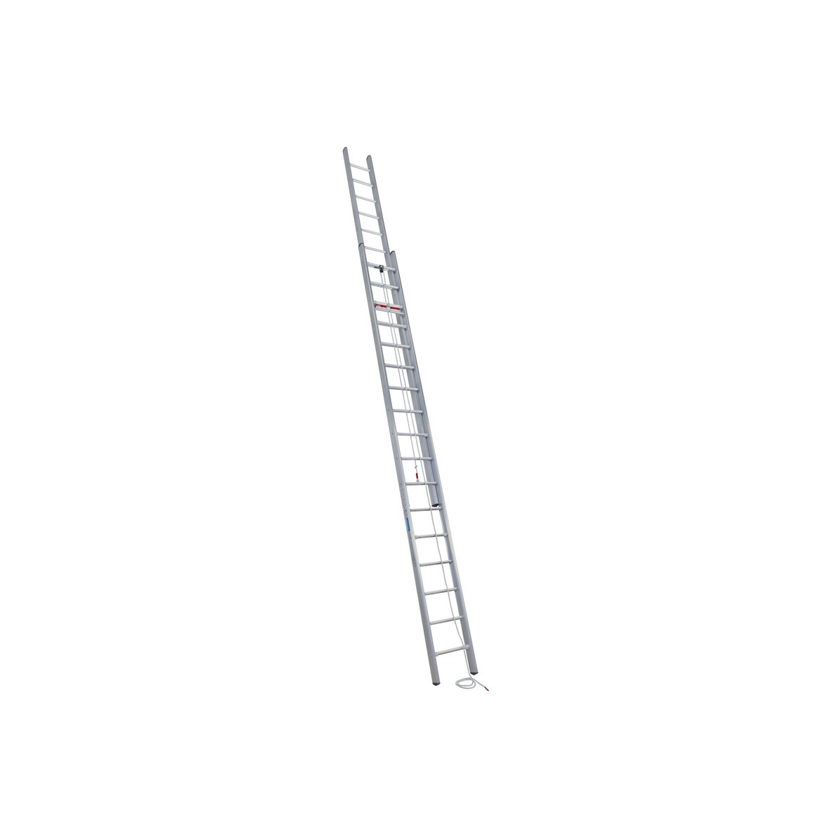 ECHELLE A COULISSE AD ALU 2 PLANS 4.6 X 8.20 M / 3 PERSONNES / CORDE LATERALE