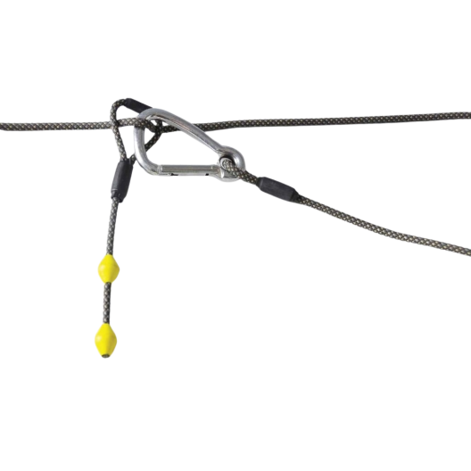 JEU DE 3 CLES DE DERIVATION POUR LIGNE GUIDE AVEC MOUSQUETON