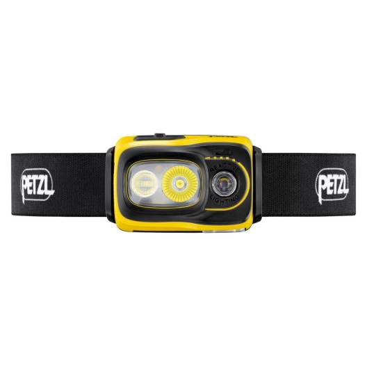 LAMPE FRONTALE PETZL SWIFT RL NOIR/JAUNE