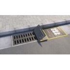 PLAQUE D'OBTURATION MAGNETIQUE PLIABLE 750 X 630 MM