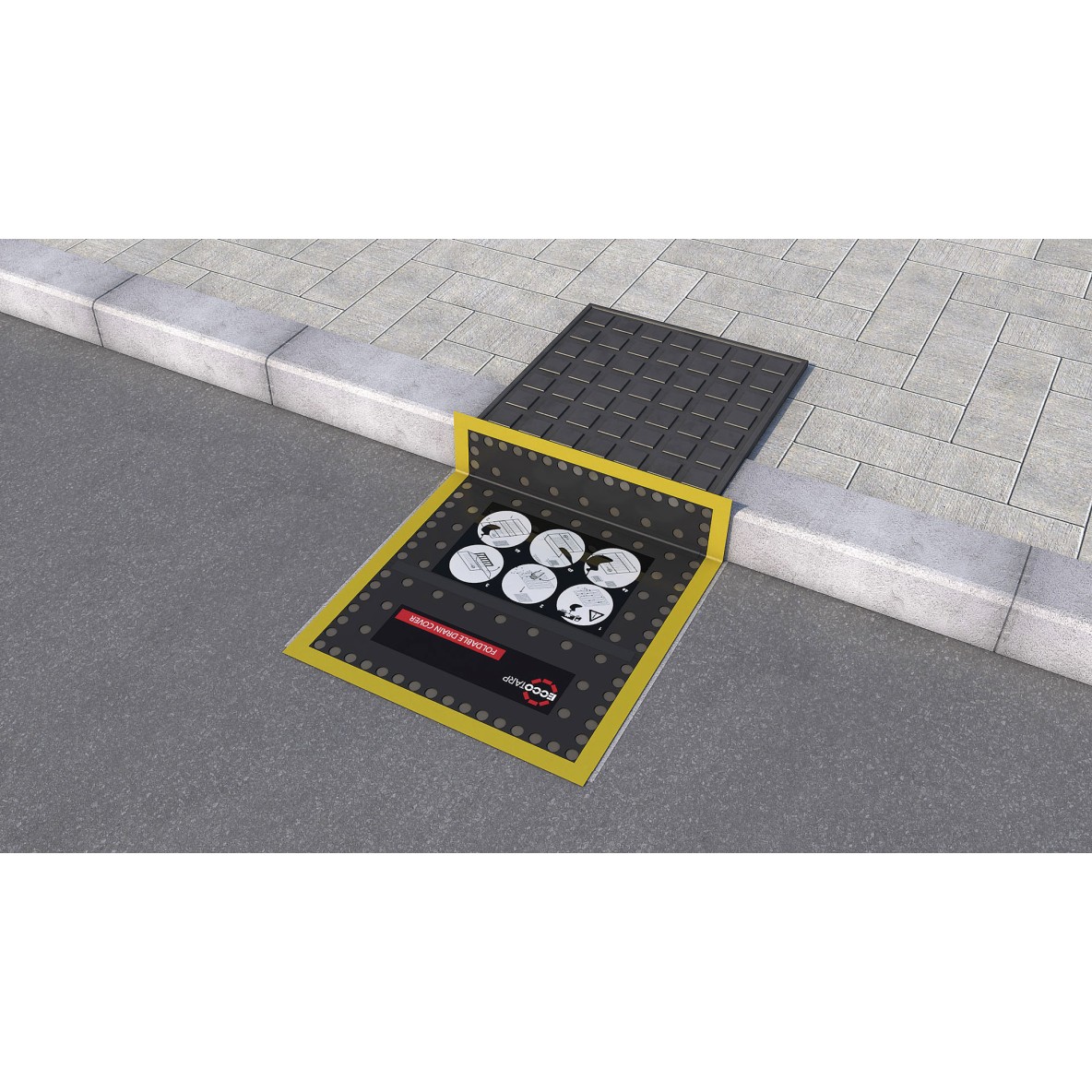 PLAQUE D'OBTURATION MAGNETIQUE PLIABLE 750 X 630 MM