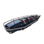 CIVIERE CASCADE RESCUE RECTANGULAIRE INOX 1 PIECE