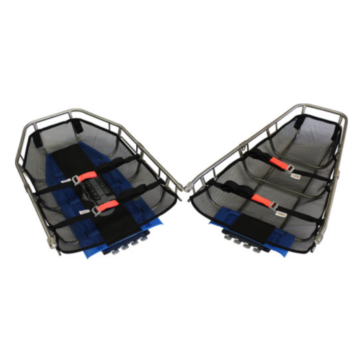 CIVIERE CASCADE RESCUE RECTANGULAIRE INOX 1 PIECE