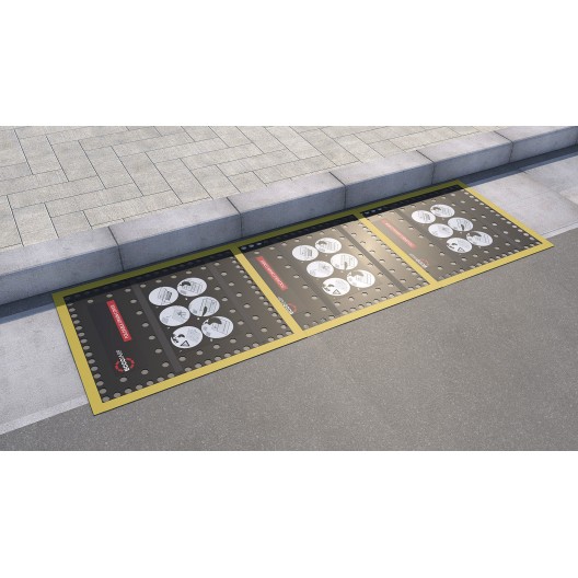 PLAQUE D'OBTURATION MAGNETIQUE PLIABLE 750 X 630 MM