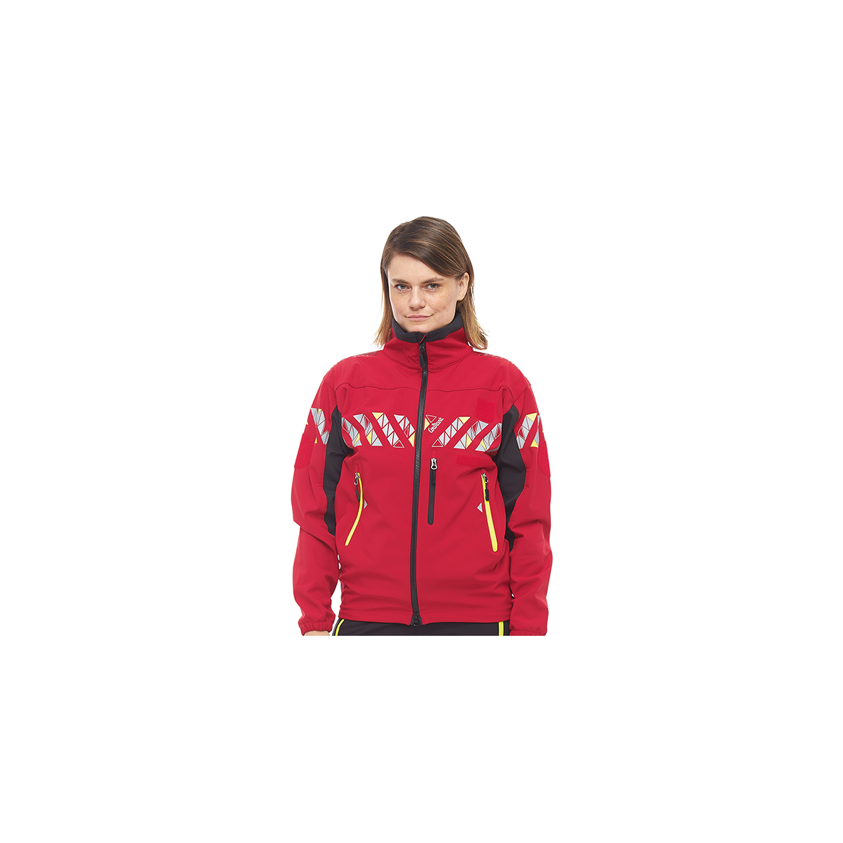 VESTE SOFTSHELL ARK COURANT ROUGE