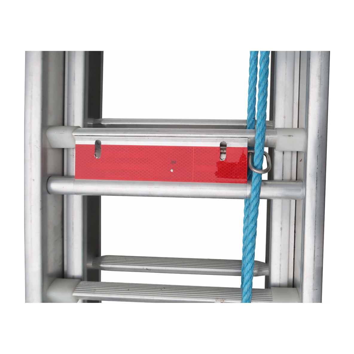 ECHELLE A COULISSE AD ALU 2 PLANS 4.00 X 7.10 M / 3 PERSONNES / CORDE LATERALE