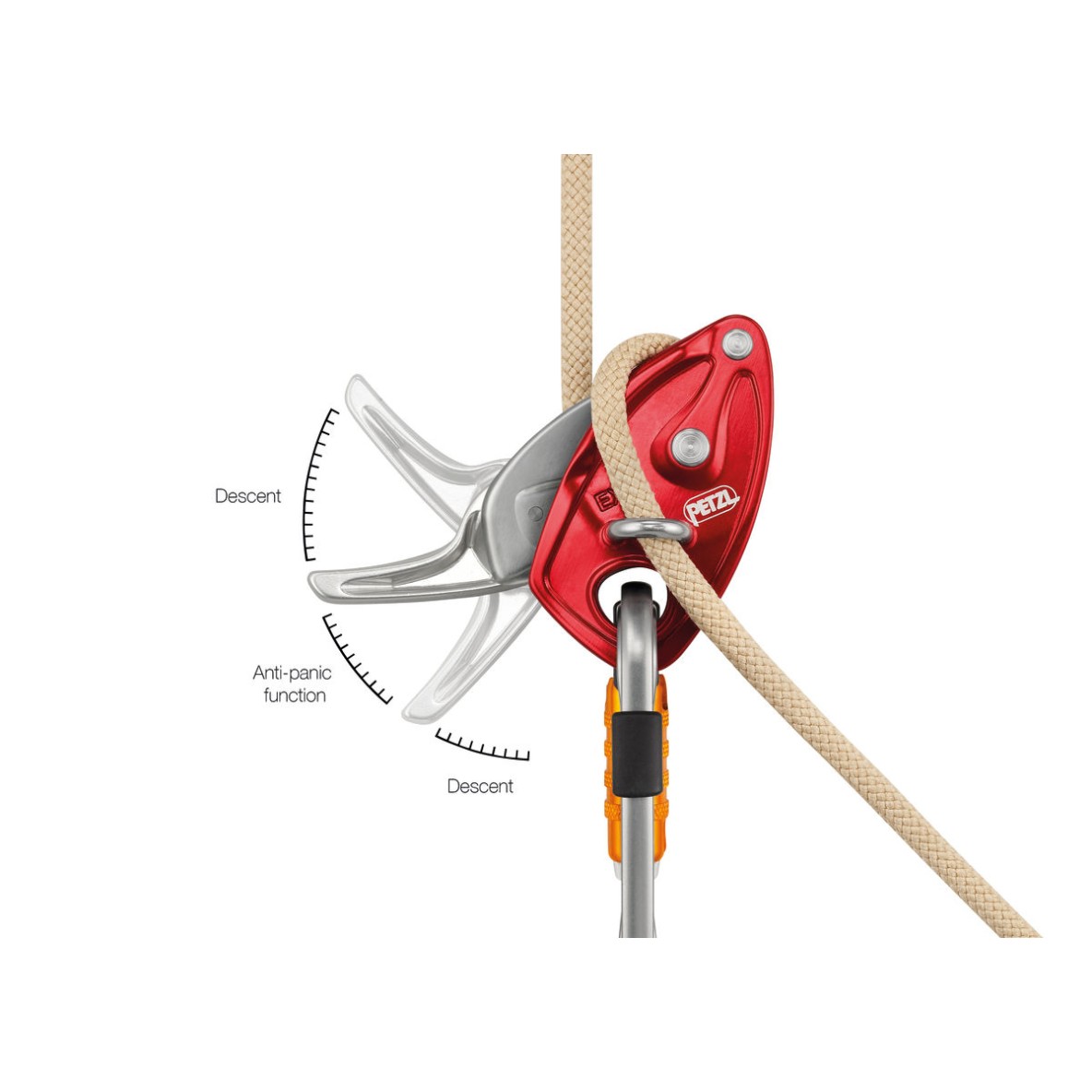 EVACUATEUR PETZL EXO AP HOOK 15M