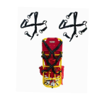 SANGLES DE FIXATION POUR CLAIE G4 /SHERPA / LE JEU DE 2