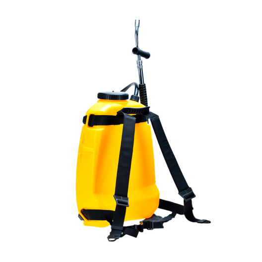SEAU POMPE DORSAL PLASTIQUE JAUNE 17.5 L