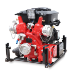 MOTOPOMPE INCENDIE ESSENCE ZL600V ALUMINIUM / AMORCAGE AUTOMATIQUE ET RACCORDS