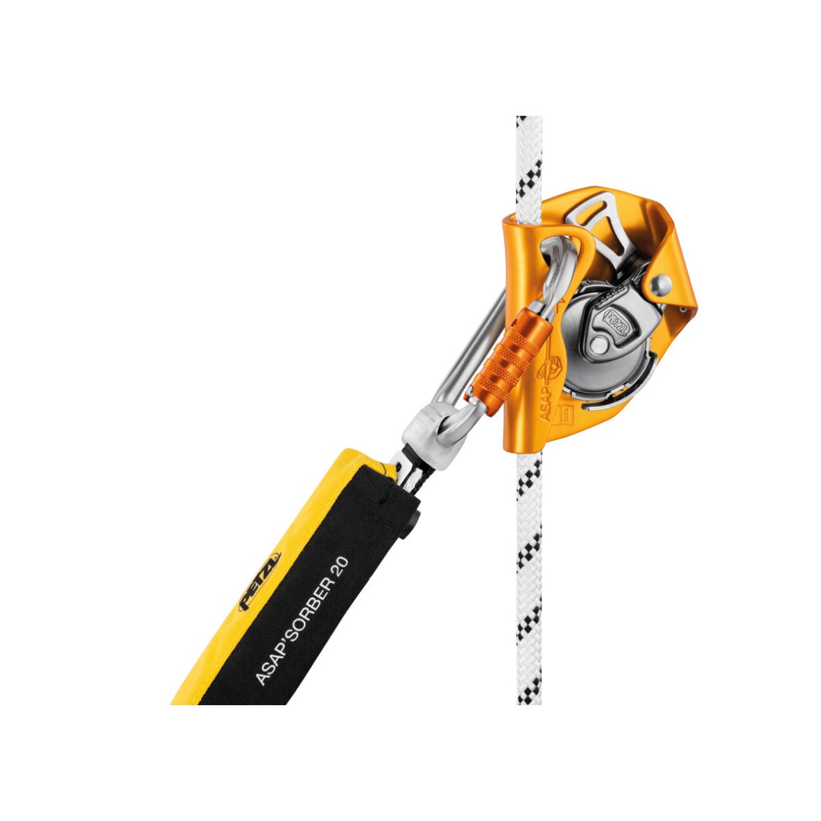 CORDE PETZL  ASAP'AXIS BLANC