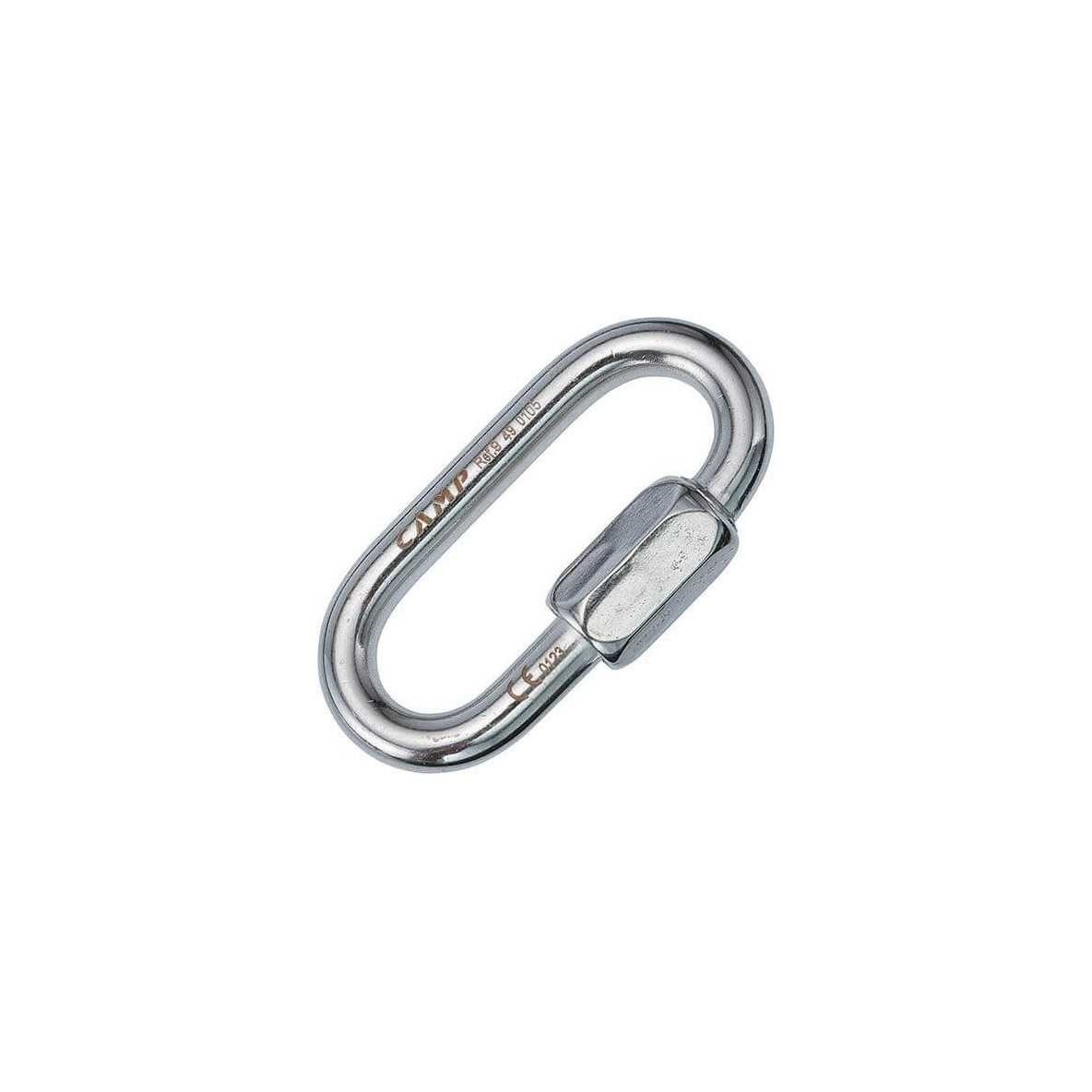 MAILLON RAPIDE OVALE ACIER INOX 10 MM A VIS
