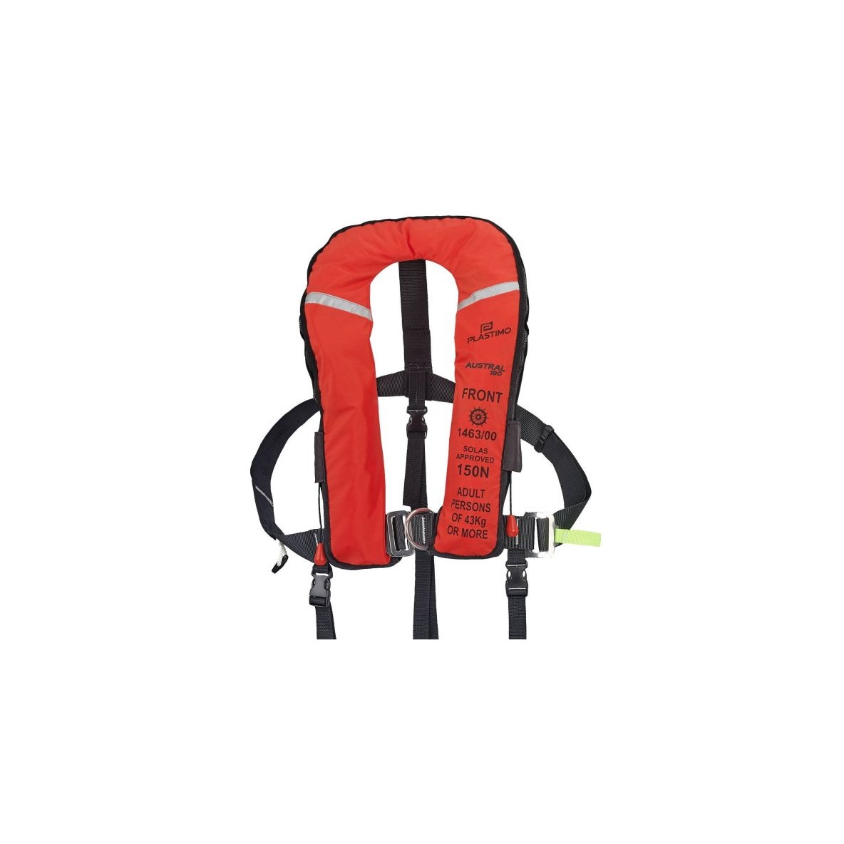 GILET DE SAUVETAGE GONFLABLE 180 N SOLAS