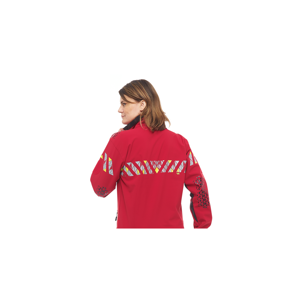 VESTE SOFTSHELL ARK COURANT ROUGE
