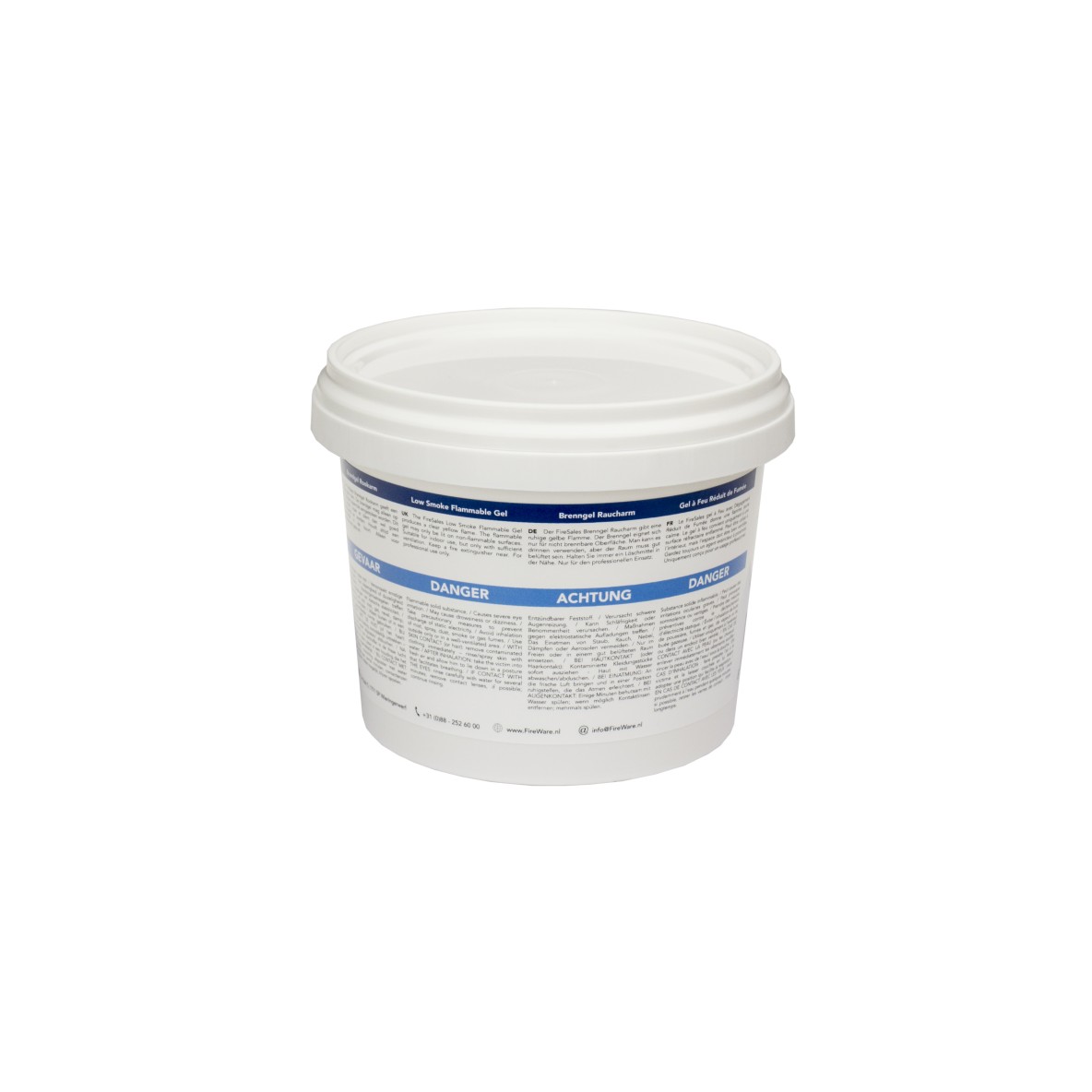 GEL INFLAMMABLE EMISSION FUMEE REDUITE / 4 X 1 L