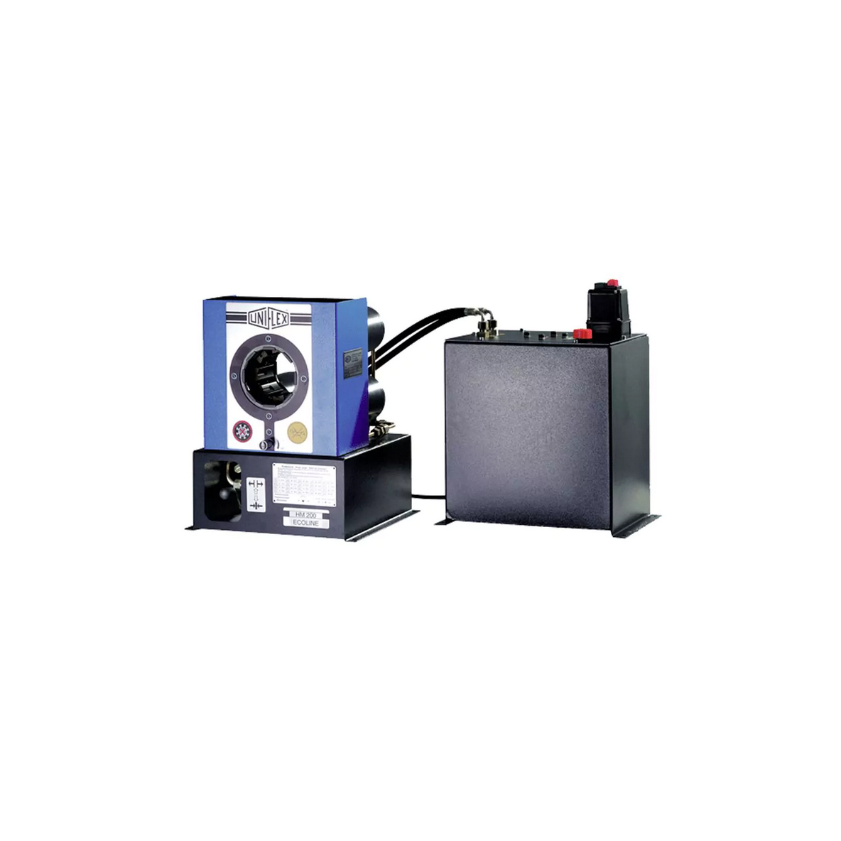 PRESSE A SERTIR HM200 ECOLINE AVEC GROUPE HYDRAULIQUE 220/400V TRIPHASE