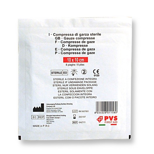 COMPRESSES DE GAZE STERILES