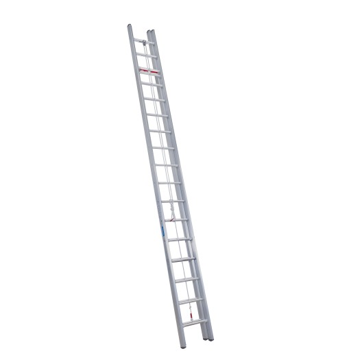 ECHELLE A COULISSE AD ALU 2 PLANS 4.6 X 8.20 M / 3 PERSONNES / CORDE LATERALE