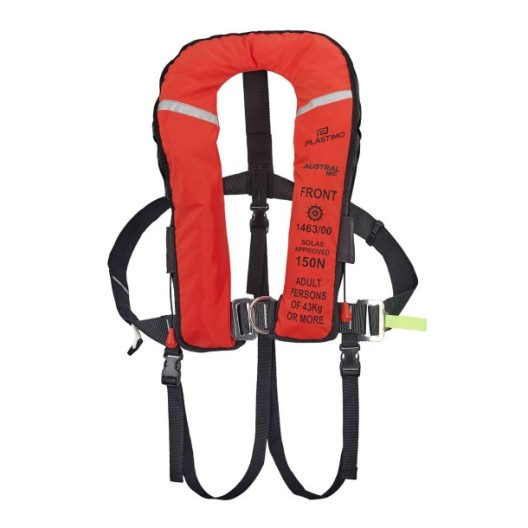 GILET DE SAUVETAGE GONFLABLE 180 N SOLAS