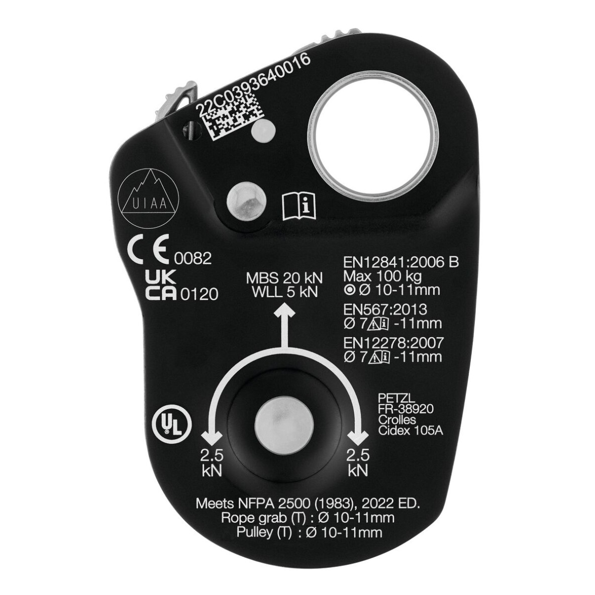 POULIE BLOQUEUR MINI TRAXION PETZL