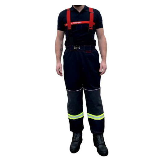 SURPANTALON D'INTERVENTION GAMMA NIV2 BLEU BANDES TRIPLE TRIM