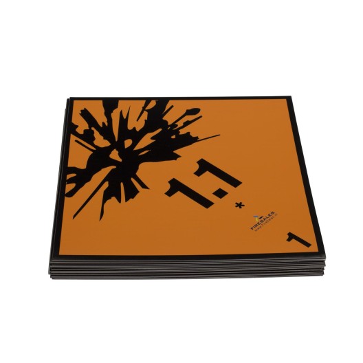 LOT DE 29 SYMBOLES DE DANGER MAGNETIQUES