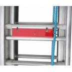 ECHELLE A COULISSE AD ALU 2 PLANS 4.00 X 7.10 M / 3 PERSONNES / CORDE LATERALE
