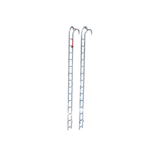 ECHELLE ALUMINIUM PLIABLE A CROCHETS ALU AD 4.30 M