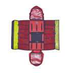 SAC DE PORTAGE MODULAIRE CROSS PRO ROUGE