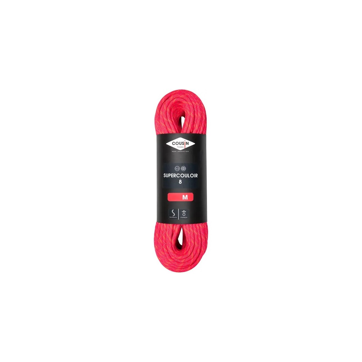 CORDE D'ALPINISME SUPERCOULOIR 8.0MM COUSIN