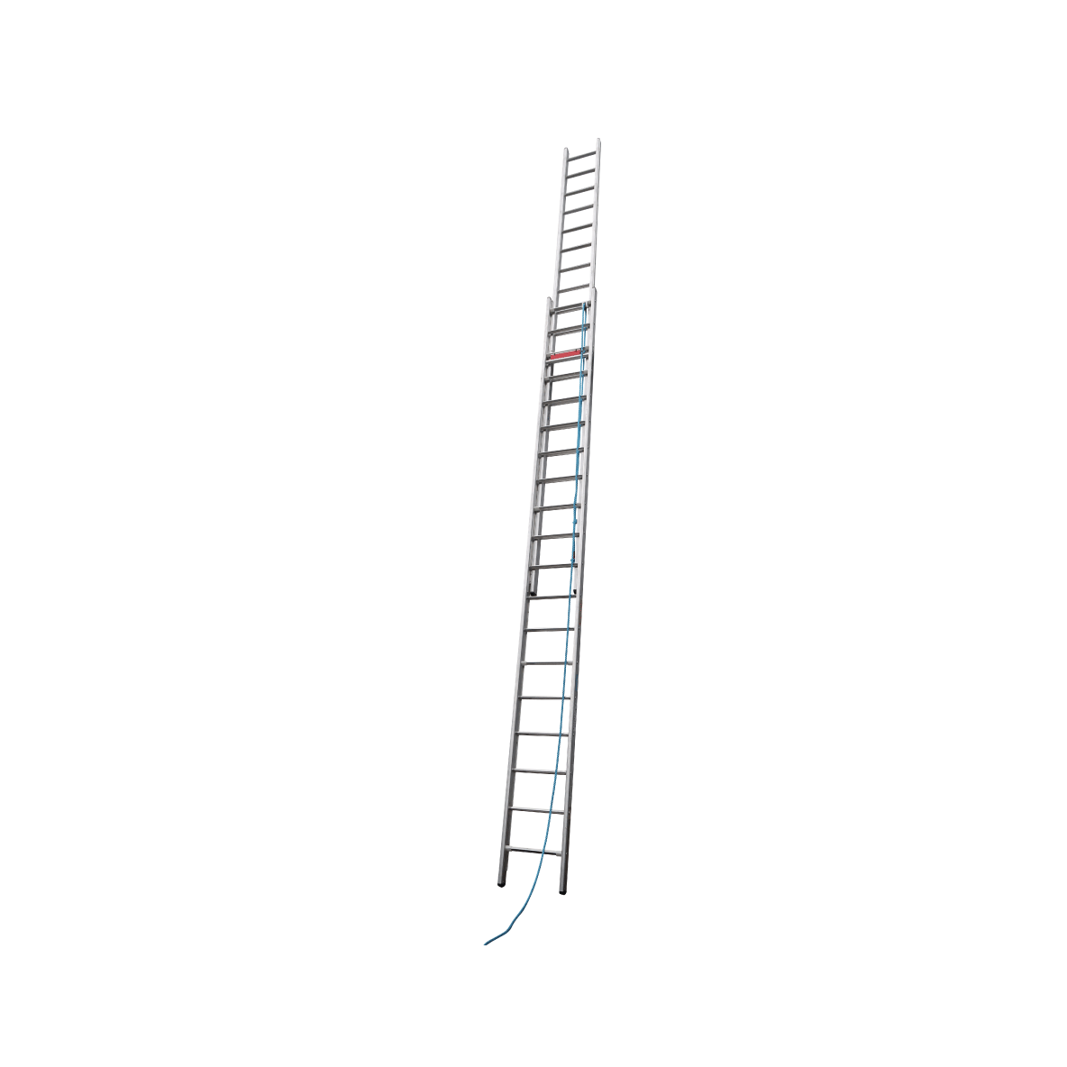 ECHELLE A COULISSE AD ALU 2 PLANS 4.00 X 7.10 M / 3 PERSONNES / CORDE LATERALE